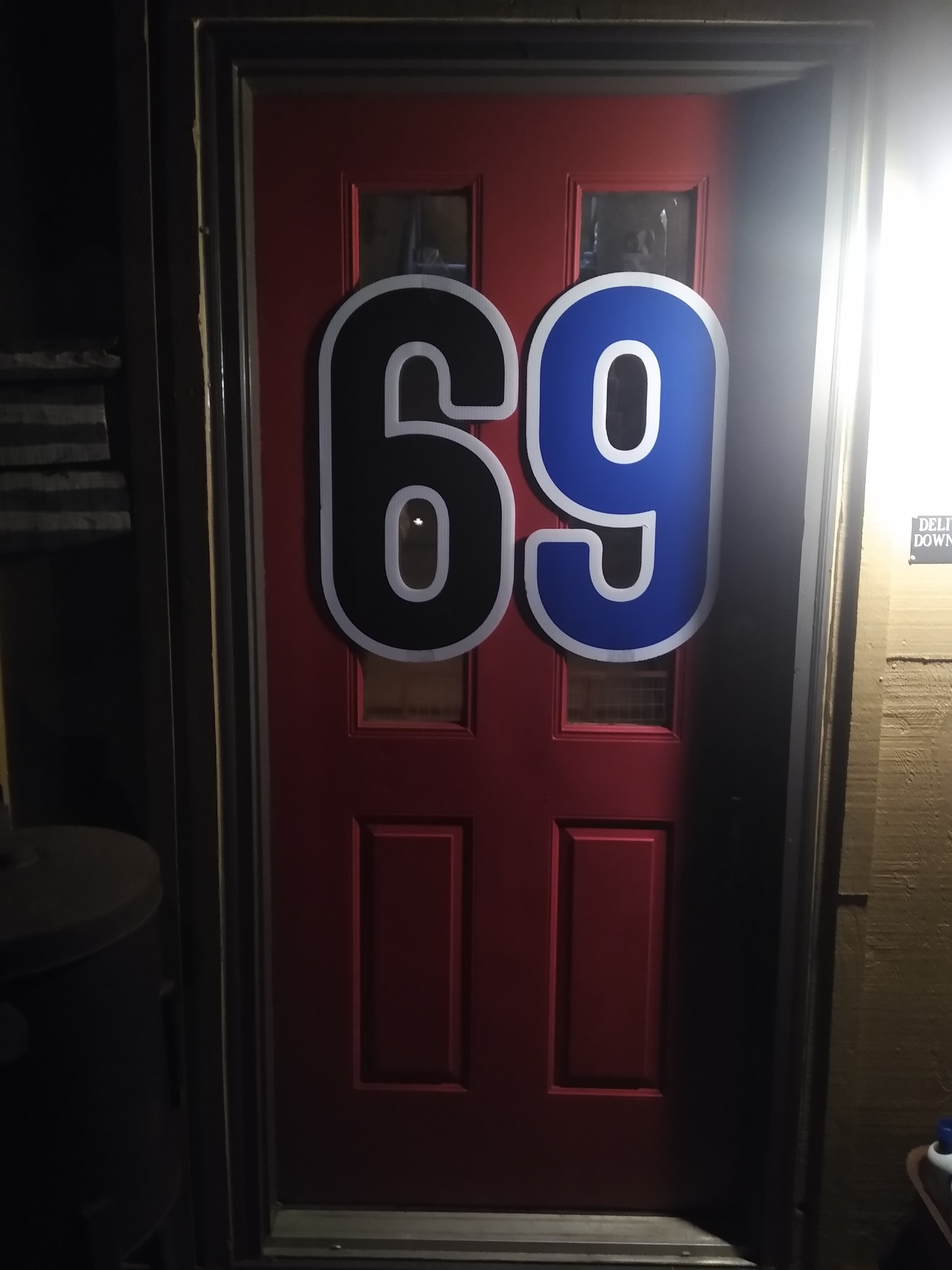 69 On Door